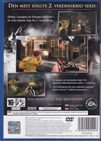 Medal of Honor Vanguard - PS2 (B Grade) (Genbrug)